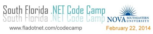 South Florida .NET Code Camp 2014 – Feb 22