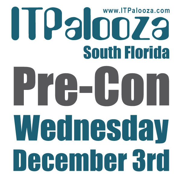 LAST CALL FOR SQL SERVER TRAINING AT ITPALOOZA â€“ PROCEEDS WILL GO TO CHARITY!