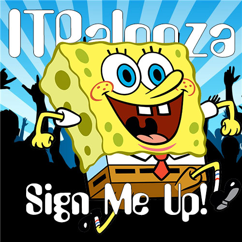 Mind like a sponge – Get down to ITPalooza, 60 speakers, 16 tracks
